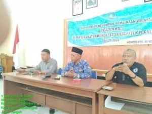 Kantor Kecamatan Wonokerto, Kabupaten Pekalongan, menjadi pusat perhatian insan pers