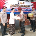 Kegiatan bakti sosial dipimpin langsung oleh Kasat Reskrim Polres Purbalingga