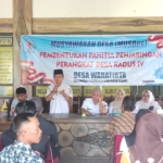 Musyawarah Desa pembentukan panitia penjaringan perangkat Desa Wanatirta Kadus IV