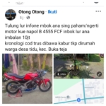 Motor Ninja Dibawa Kabur Saat COD di Bukateja Purbalingga