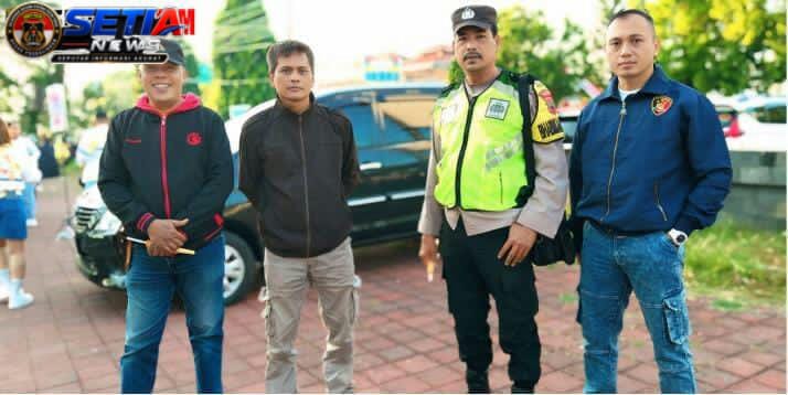 Tim Unit Reskrim Polsek Cilacap Tengah Turun Langsung Amankan CFD, Penampilan Charlie ST12 Semarakkan Suasana