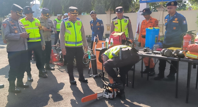 Polres Purbalingga Gelar Apel Kesiapan Personel dan Sarpras Hadapi Karhutla