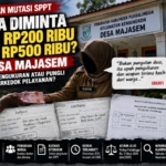 Warga Sebut Nominal Pengurusan SPPT Dipatok, Sekdes Membantah : Bukan Pungutan Desa