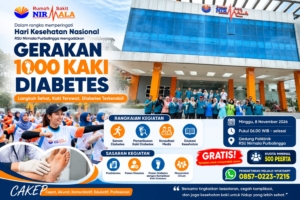 Peringati Hari Kesehatan Nasional, RSU Nirmala Purbalingga Gelar Gerakan 1000 Kaki Diabetes Gratis untuk Masyarakat