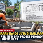 Anggaran SANIMAS Rp400 Juta di Banjaran, Nilai per Titik dan Proses Pengadaan Perlu Diperjelas